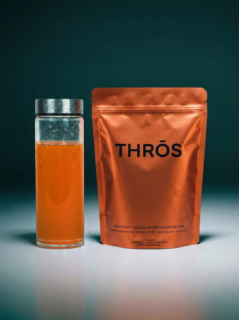 A daily drink mix with energy, performance, hydration, antioxidants, and essential nutrient support. Designed to support health at the cellular level.