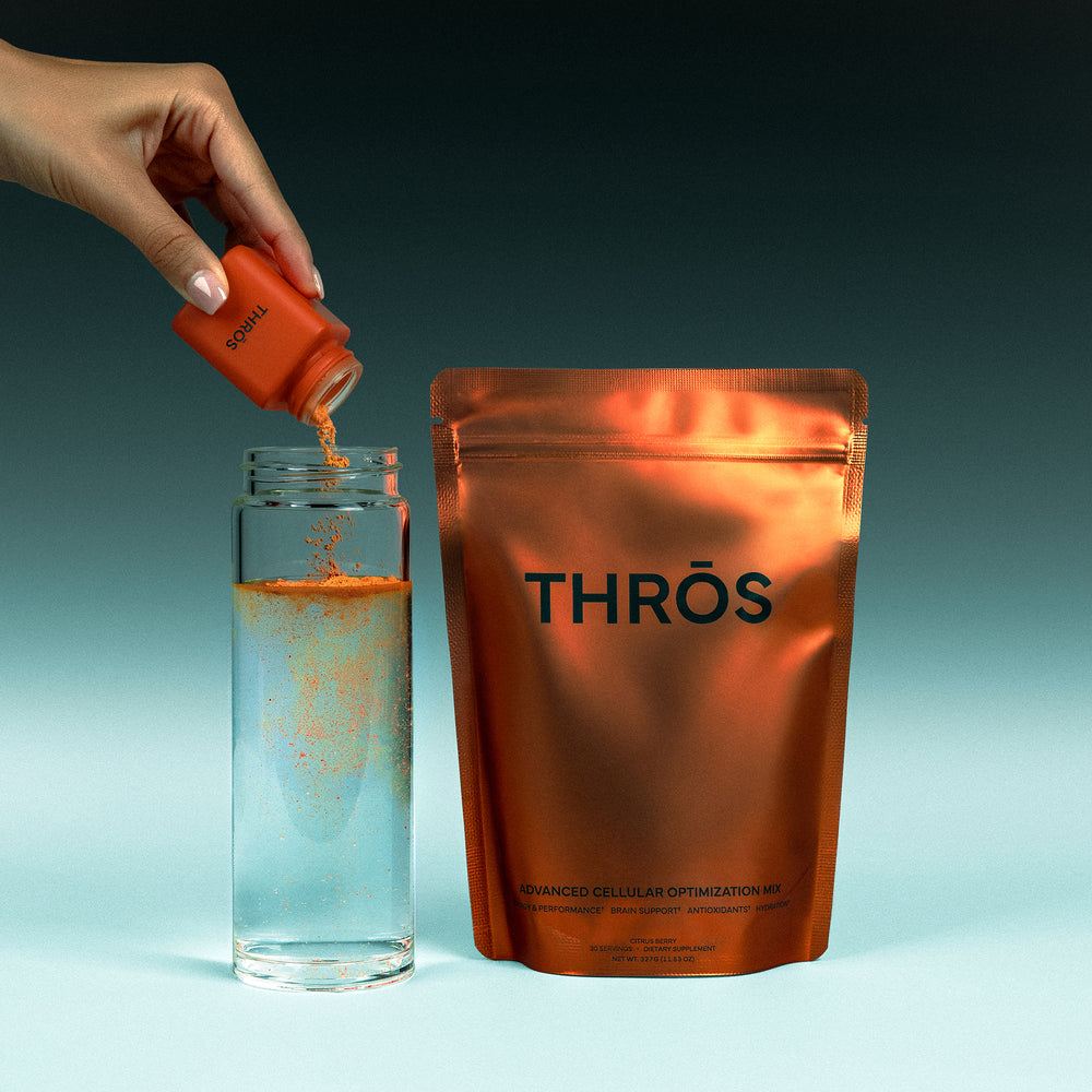 A daily drink mix with energy, performance, hydration, antioxidants, and essential nutrient support. Designed to support health at the cellular level.